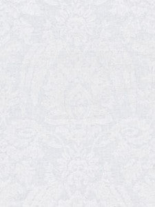 Scalamandre Fabric Lia Damask Sheer Snow
