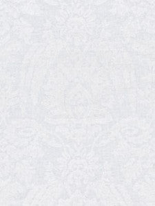 Scalamandre Fabric Lia Damask Sheer Snow