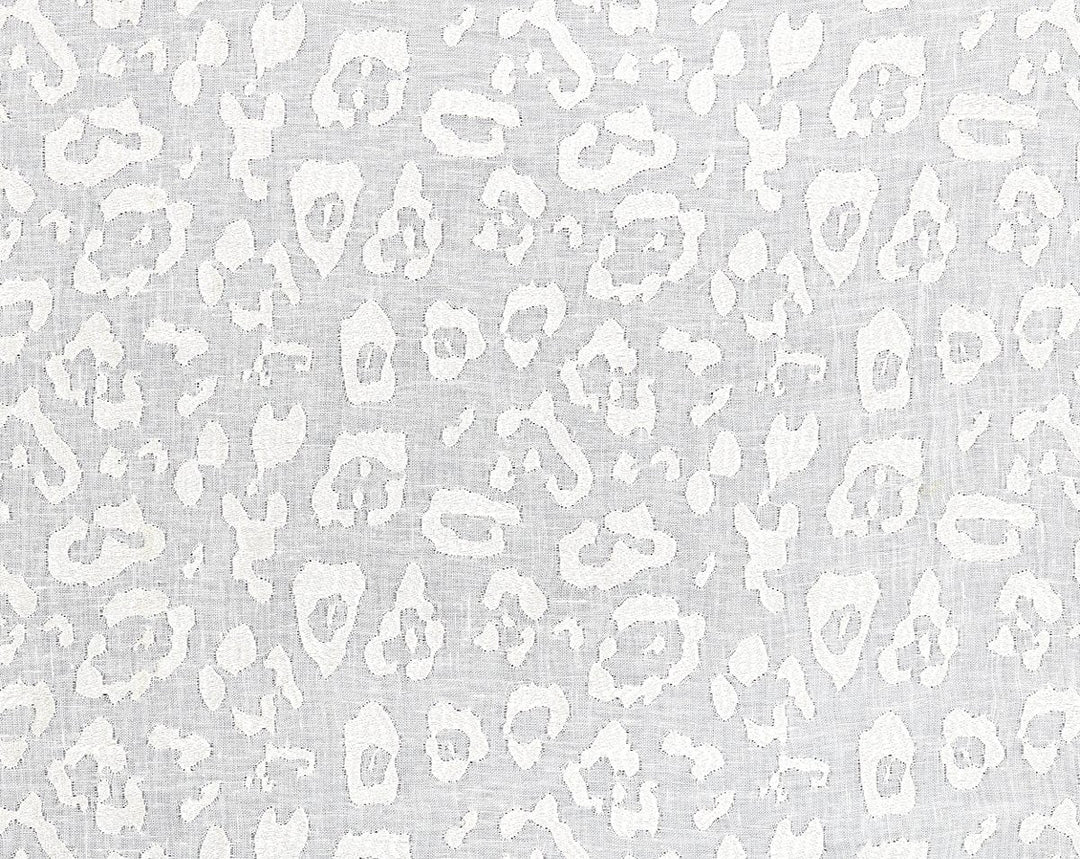Leopard Linen Sheer Ivory SC270540001 by Scalamandre Designer Fabric