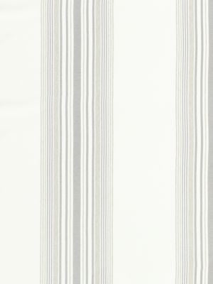 Nautical Stripe White Sand SC270690001 by Scalamandre Designer Fabric ENDLESS SUMMER INDOOR / OUTDOOR 100% POLYPROPYLENE BELGIUM HEAVY DUTY Horizontal: and Vertical: 18" 57 - Swanky Fabrics -