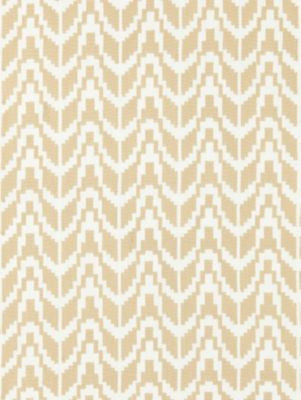 Chevron Embroidery Straw SC271030001 by Scalamandre Designer Fabric MERCHANTE 38% COTTON 35% VISCOSE 27% POLYESTER INDIA LIGHT DUTY Horizontal: 4" and Vertical: 3.125" 50.5 - Swanky Fabrics -