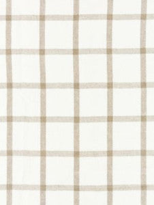 Scalamandre Fabric Wilton Linen Check Linen
