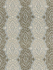 Scalamandre Fabric Sumatra Ikat Weave Bluestone