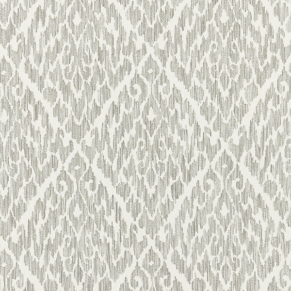 Lhasa Ikat Weave/Greige Sc 000127169 by Scalamandre
 Fabric LA BOHEME 57% VISCOSE 23% COTTON 20% LINEN ITALY MEDIUM DUTY Horizontal: 17.875" and Vertical: 13.75" 54" - Fabric Carolina -