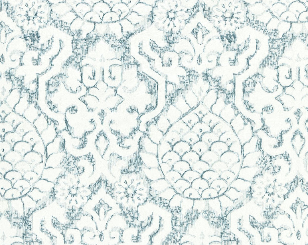 Surat Embroidery Sky SC272170001 by Scalamandre Designer Fabric