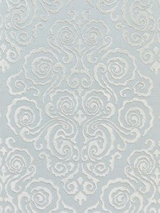 Scalamandre Fabric Cirrus Velvet Damask Mist