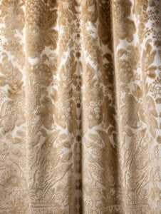 Regis Velvet Damask Fawn SC273210001 by Scalamandre Fabric