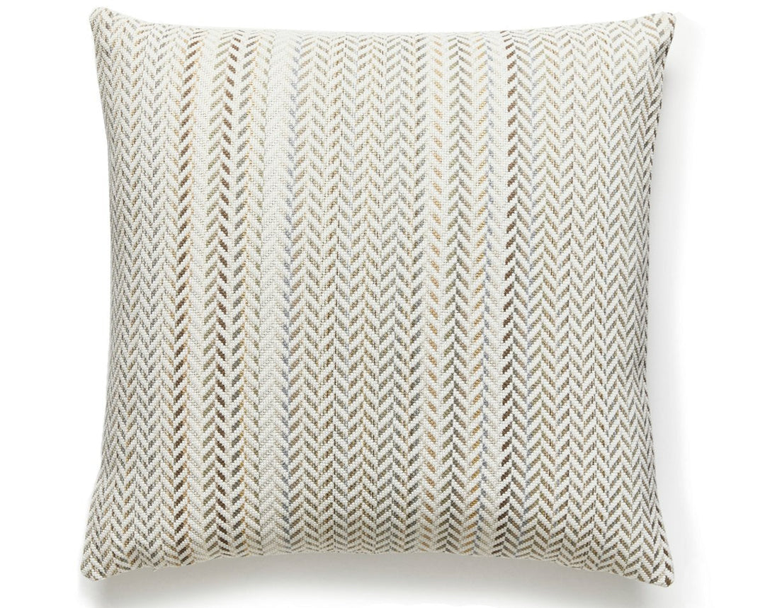 Arrow Stripe Pillow 22 X 22 - Sand Dune SCARROPILL0001 by Scalamandre Designer Pillow