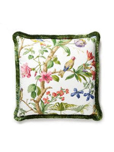 Scalamandre Pillows Belize Pillow 22 X 22 - Ivory