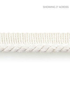 Scalamandre Trim Anders Linen Cord Blanc