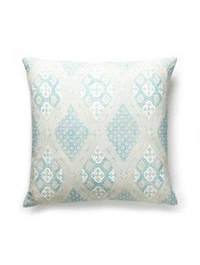 Scalamandre Pillows Farrah Print Pillow 22 X 22 - Misty Island