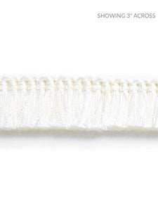 Scalamandre Trim Gardiner Brush Fringe Snow