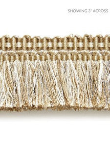 Scalamandre Trim Shimmer Brush Fringe Champagne