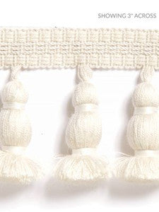 Scalamandre Trim Halsey Onion Fringe Ivory