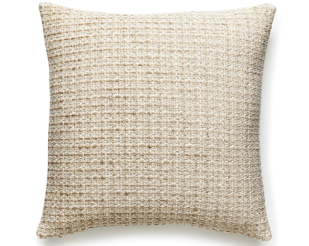 Highland Chenille Pillow 22 X 22 - Oatmilk SCHIGHLPILL0001 by Scalamandre Designer Pillow