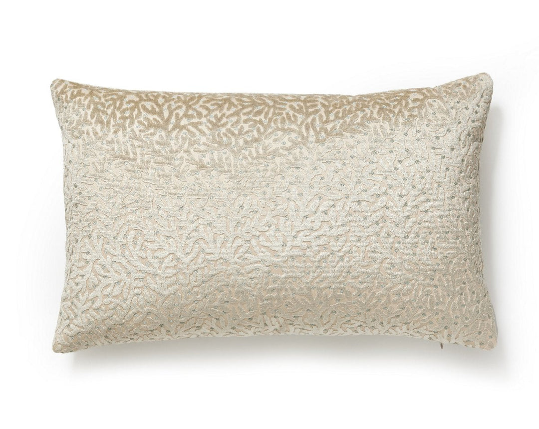 Corallina Velvet Pillow 14 X 22 - Pebble Beach SCLBDK270770001 by Scalamandre Designer Pillow
