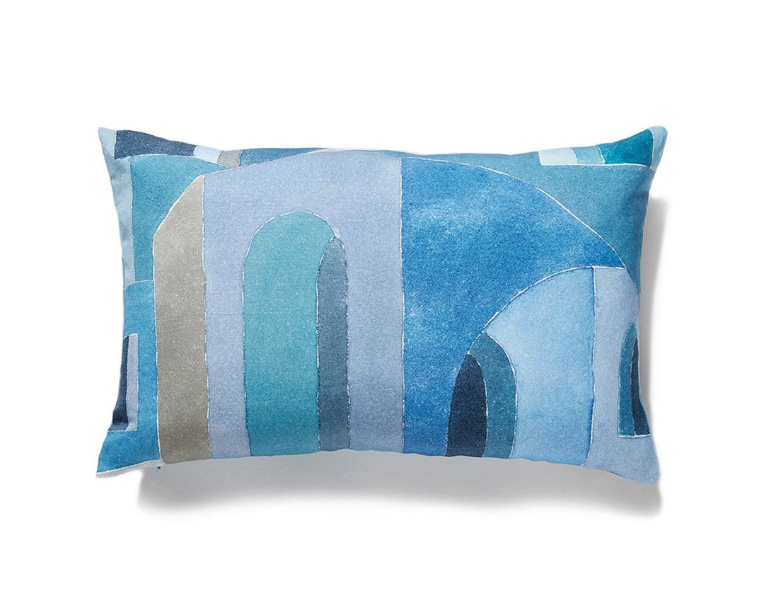 Riad Pillow 14 X 22 - Mediterranean SCLRIADPILL0001 by Scalamandre Designer Pillow
