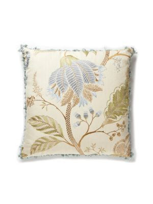 <p>Palampore Embroidery Pillow 22 X 22 - Summer Sage SCPALAPILL0001 by Scalamandre Pillows</p><p><strong>Required Minimum Quantity Purchase: Product</p><p>Book: </p><p>Content: 100% LINEN, 65% LINEN 35% VISCOSE</p><p>Origin: </p><p>Performance: </p><p>Repeat: Horizontal: and Vertical: </p><p>Width: 0</p>