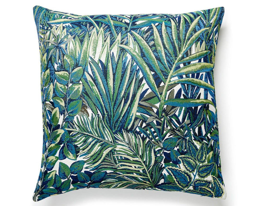 Playa Jardin Outdoor Pillow 22 X 22 - Verdure SCPLAYAPILL0001 by Scalamandre Designer Pillow
