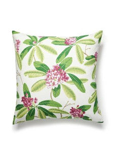 Scalamandre Pillows Rhododendron Outdoor Pillow 22 X 22 - Fuschia