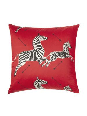 <p>Dazzle Of Zebras Pillow 22 X 22 - Masai Red SCRZEBRAPIL0001 by Scalamandre Pillows</p><p><strong>Required Minimum Quantity Purchase: Product</p><p>Book: </p><p>Content: 100% COTTON</p><p>Origin: U.S.A.</p><p>Performance: </p><p>Repeat: Horizontal: 22" and Vertical: 22"</p><p>Width: 0</p>
