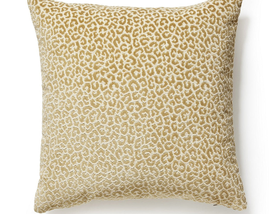 Panthera Velvet Pillow 22 X 22 - Camel SCSDDK270370001 by Scalamandre Designer Pillow