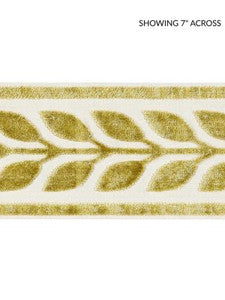 Scalamandre Trim Vigne Velvet Tape Vert