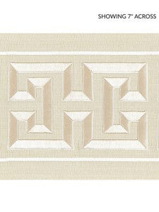 Scalamandre Trim Imperial Embroidered Tape Sand