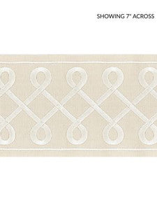 Scalamandre Trim Soutache Embroidered Tape Sand