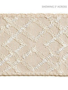 Scalamandre Trim Lattice Tape Linen