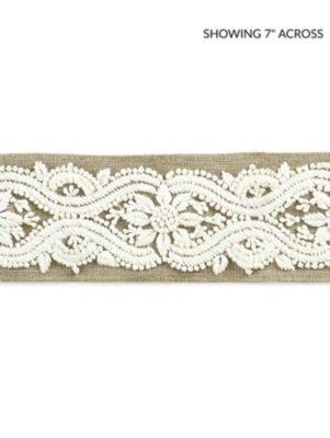 <p>Linnea Embroidered Tape Flax SCT32980001 by Scalamandre Trim</p><p><strong>Required Minimum Quantity Purchase: Fabrics by the yard 1 YARD MINIMUM </p><p>Book: NORDEN</p><p>Content: 65% SPUN POLYESTER 35% LINEN</p><p>Origin: INDIA</p><p>Performance: LIGHT DUTY</p><p>Repeat: Horizontal: 4.5" and Vertical: </p><p>Width: 2.75</p>