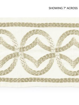<p>Athena Embroidered Tape Sand SCT33050001 by Scalamandre Trim</p><p><strong>Required Minimum Quantity Purchase: Fabrics by the yard 1 YARD MINIMUM </p><p>Book: LA BOHEME</p><p>Content: 54% COTTON 39% VISCOSE 7% SPUN POLYESTER</p><p>Origin: INDIA</p><p>Performance: LIGHT DUTY</p><p>Repeat: Horizontal: 3.125" and Vertical: </p><p>Width: 5.13</p>