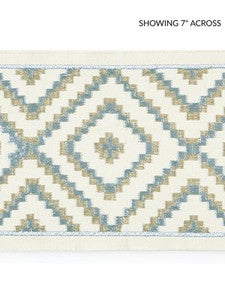 Scalamandre Trim Medina Embroidered Tape Mineral