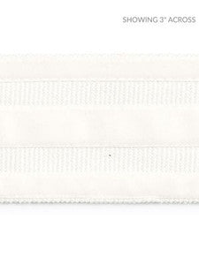 Scalamandre Trim Runway Velvet Tape Snow