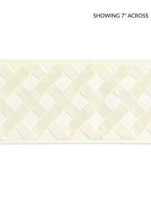 <p>Parquet Velvet Tape Bechamel SCT33260001 by Scalamandre Trim</p><p><strong>Required Minimum Quantity Purchase: Fabrics by the yard 1 YARD MINIMUM </p><p>Book: PACIFICA</p><p>Content: 50% VISCOSE 50% COTTON</p><p>Origin: INDIA</p><p>Performance: MEDIUM DUTY</p><p>Repeat: Horizontal: 1.5" and Vertical: </p><p>Width: 3.75</p>