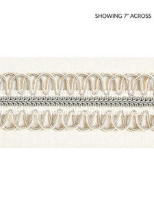 Scalamandre Trim Colette Braided Tape Cloud