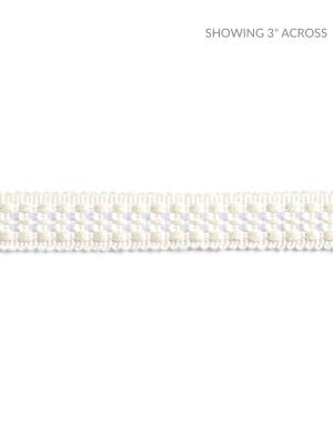 Helena Braid Winter SCV12500001 by Scalamandre Designer Trim NOVANTA PASSEMENTERIE 59% RAYON 41% FIBRANNE CHINA LIGHT DUTY Horizontal: 0" and Vertical: 0" 0.63 - Swanky Fabrics -