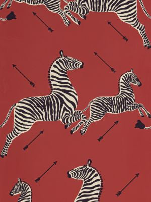 <p>Zebras | Vinyl Masai Red SCWP81388MV0001 by Scalamandre Wallpaper</p><p><strong>Required Minimum Quantity Purchase: Wallpaper by the Roll</p><p>Book: ZEBRAS</p><p>Content: </p><p>Origin: U.S.A.</p><p>Performance: </p><p>Repeat: Horizontal: 37.5" and Vertical: 26"</p><p>Width: 26</p>