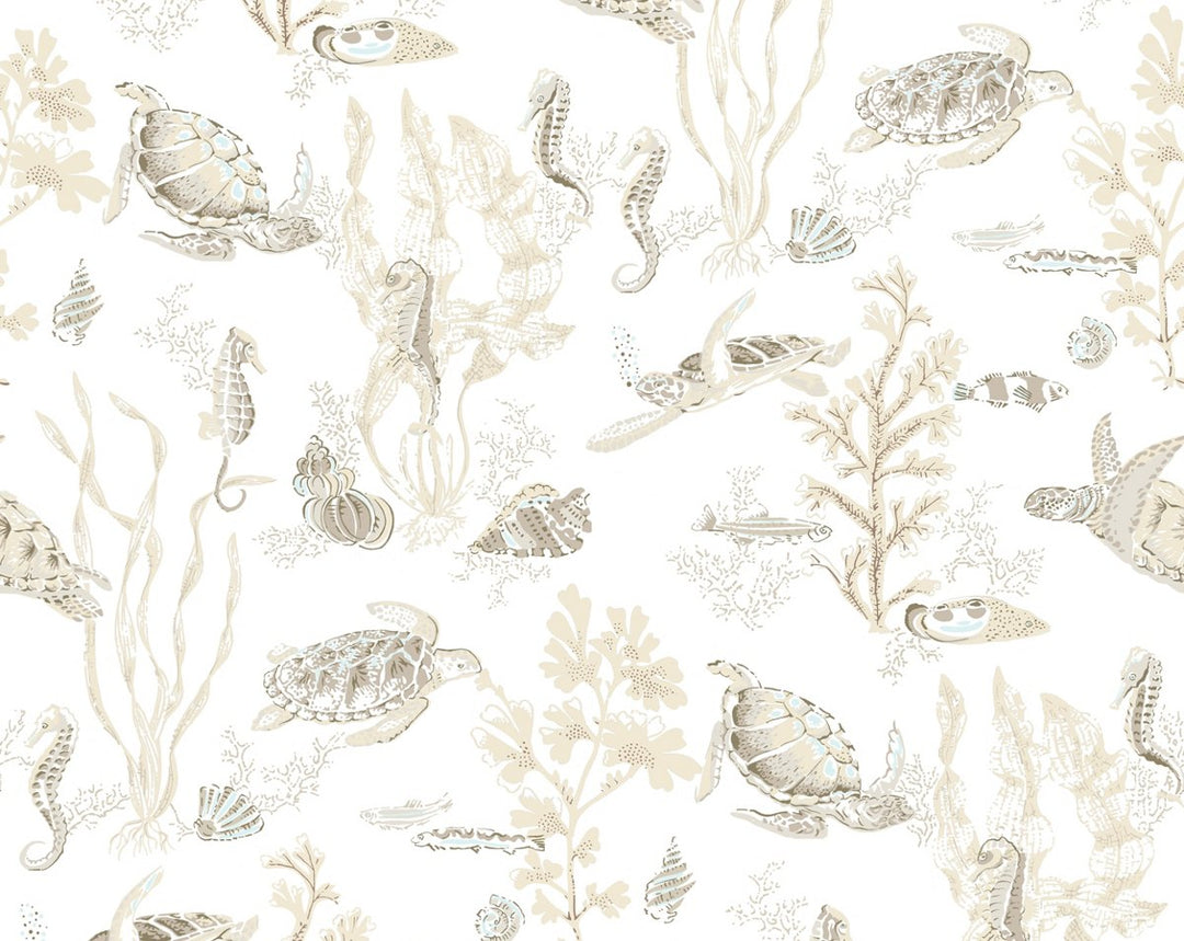 Garparilla | Vinyl Ii Sand SCWP88209VD0001 by Scalamandre Designer Wallpaper