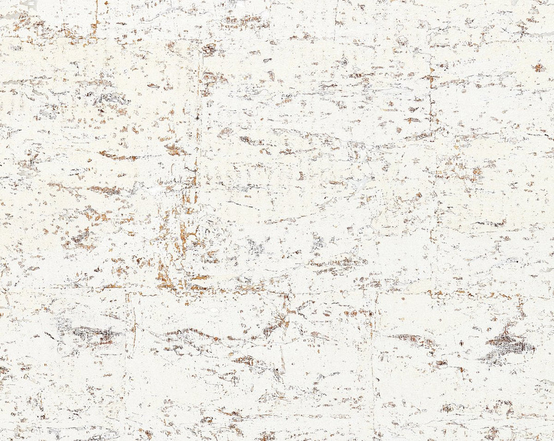 Metal Cork White Birch SCWP883360001 by Scalamandre Designer Wallpaper