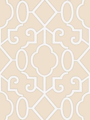 <p>Ming Fretwork Wallpaper Alabaster SCWP883560001 by Scalamandre Wallpaper</p><p><strong>Required Minimum Quantity Purchase: Wallpaper by the Roll</p><p>Book: ORIANA</p><p>Content: </p><p>Origin: U.S.A.</p><p>Performance: </p><p>Repeat: Horizontal: 25.25" and Vertical: 25.5"</p><p>Width: 25.5</p>