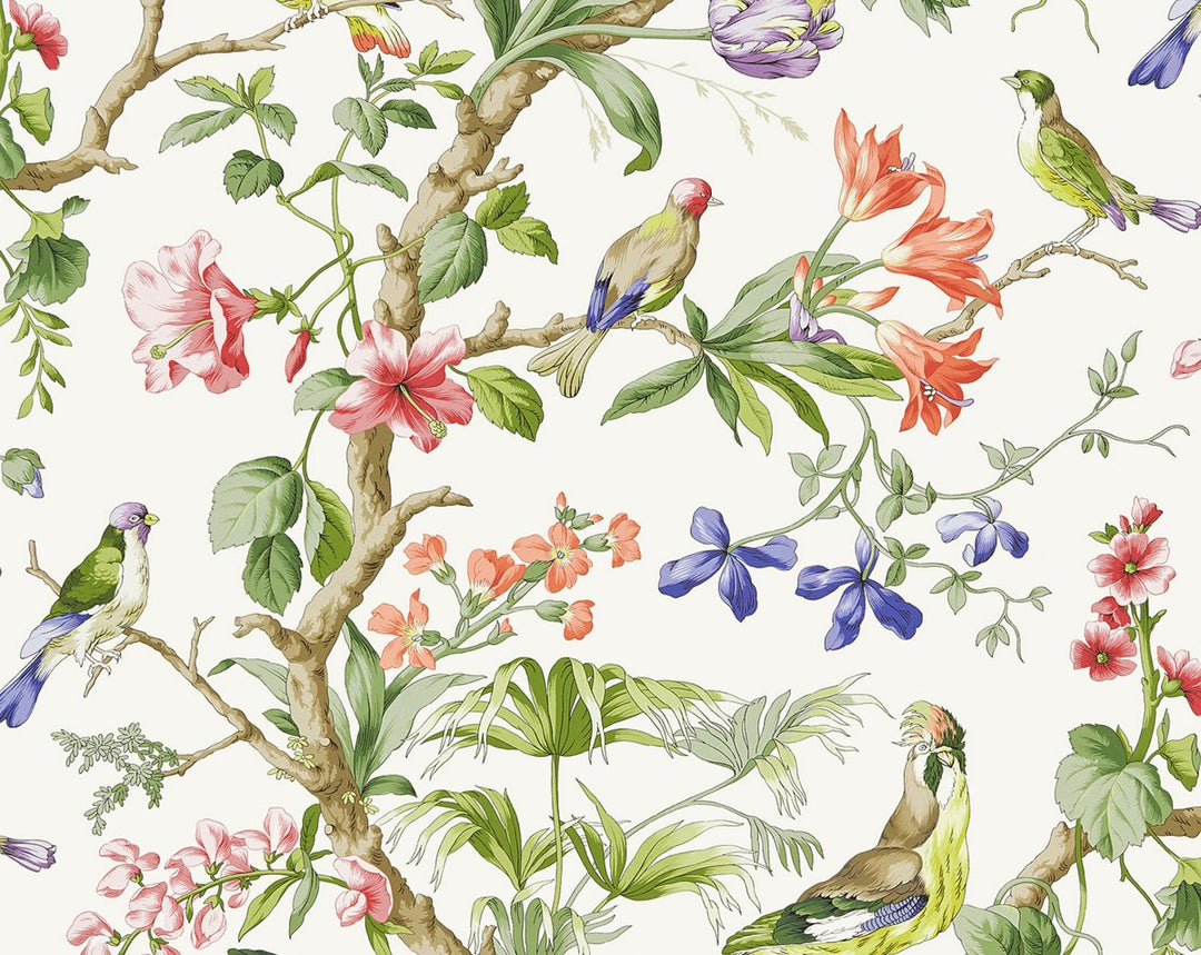 Belize Ivory SCWP883810001 by Scalamandre Designer Wallpaper
