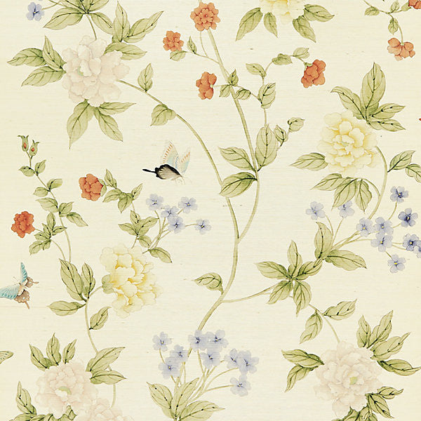 Luoyang Garden Sisal/Document Sc 0001Wp88382 by Scalamandre
 Wallpaper USA Horizontal: 72" and Vertical: 33" 34" - Fabric Carolina -