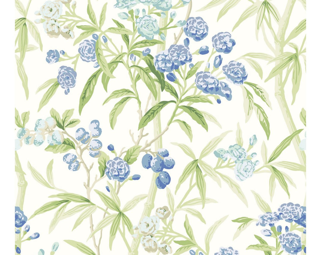 Lanai Lagoon SCWP884310001 by Scalamandre Designer Wallpaper