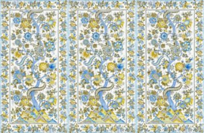 Metropolitan Palampore | Mural Sky And Sunlight SCWP885670001 by Scalamandre Wallpaper THE METROPOLITAN MUSEUM OF ART U.S.A. Horizontal: 168" and Vertical: 54" 54 - Fabric Carolina -