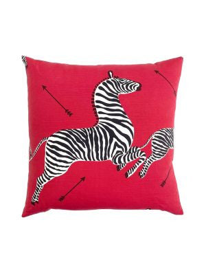 <p>Zebras Pillow 22 X 22 - Masai Red SCZEBRAPILL0001 by Scalamandre Pillows</p><p><strong>Required Minimum Quantity Purchase: Product</p><p>Book: ZEBRA COLLECTION</p><p>Content: 73% COTTON; 27% LINEN</p><p>Origin: U.S.A.</p><p>Performance: </p><p>Repeat: Horizontal: and Vertical: </p><p>Width: 0</p>