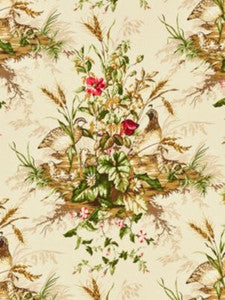 Scalamandre Fabric Edwin'S Covey Linen Print Multi On Sisal