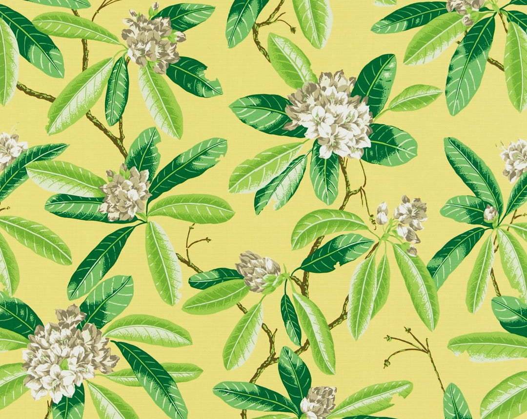 Rhododendron | Outdoor Pineapple SC16454M0002 by Scalamandre Designer Fabric