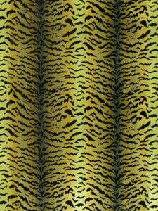 Scalamandre Fabric Tigre Greens & Black