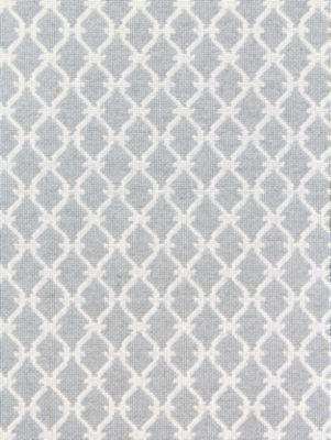 Trellis Weave Pearl Grey SC270090002 by Scalamandre Designer Fabric ORIANA 77% COTTON 20% POLYESTER 3% NYLON U.S.A. HEAVY DUTY Horizontal: 2.125" and Vertical: 1.75" 53 - Swanky Fabrics -